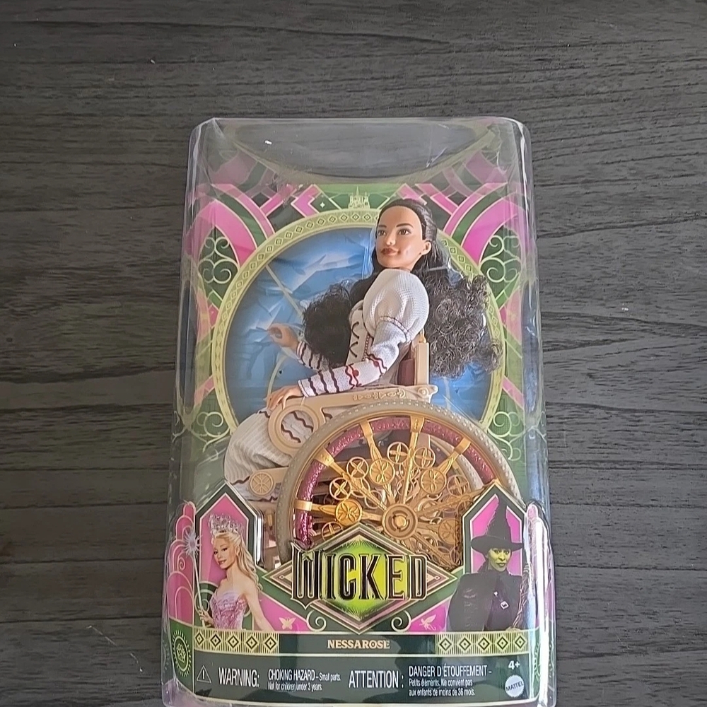 Mattel Wicked Nessarose Doll with Golden Wheelchair
